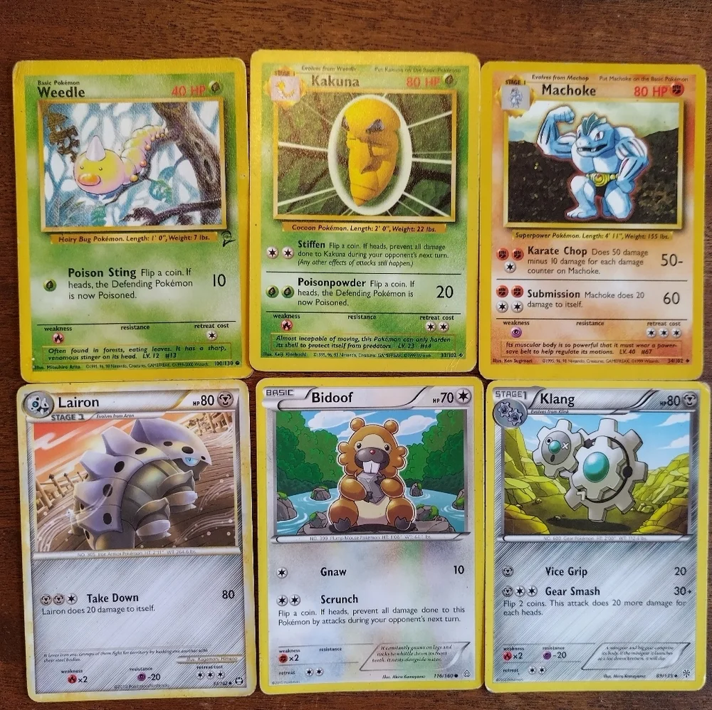 Bundle of 20 Pokemon Cards, Includes Weedle & Machoke - Picture 2 of 16